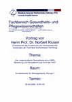 Prof. Dr. Norbert Klusen