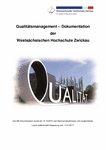 PDF: Qualitätsmanagement-Dokumentation der WHZ.