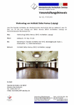 Werkvortrag von Architekt Stefan Hermus (Leipzig)