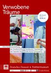 Ein Plakat zeigt verschiede textile Berarbeitungs- und Gestaltungsschritte