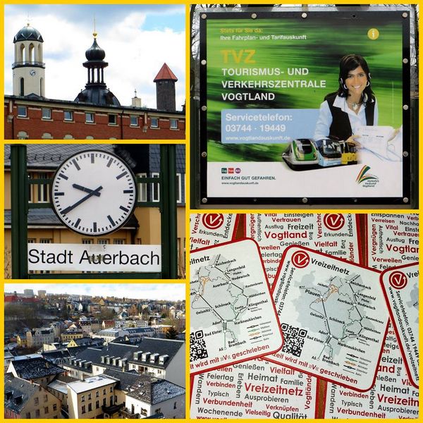 Fotocollage: TVZ. Tourismus- und Verkehrszentrale Vogtland.
