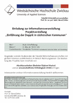 Informationsveranstaltung - Einführung der Doppik in sächsischen Kommunen