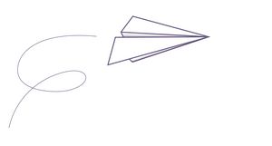 Illustration: Papierflieger