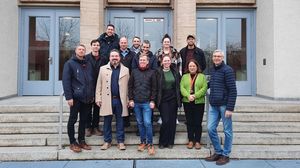 Gruppenfoto: Nachwuchsforschergruppe „FungiMat“