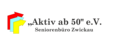 Logo: "Aktiv ab 50" e.V. - Seniorenbüro Zwickau