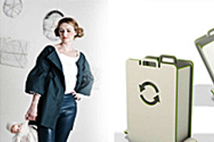 Flyer zur Ausstellung: Studenten der AKS zur DESIGNERS OPEN in Leipzig