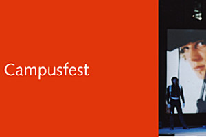 Werbebild: Campusfest mit Modenschau.