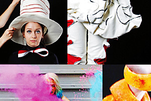 Fotocollage: Die Studienrichtung Modedesign präsentiert das Projekt „A Smart Connection“