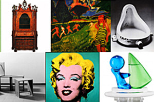 Fotocollage: Zur Kunstgeschichte.