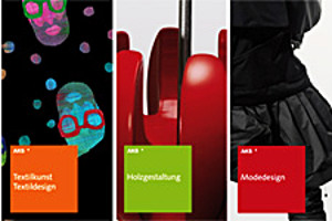 Fotoreihe: 3 Bilder. Infostand auf der Designers Open