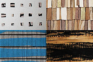 Fotocollage: Verschiedene Furniere. Studienergebnisse zum Thema "Furnier"