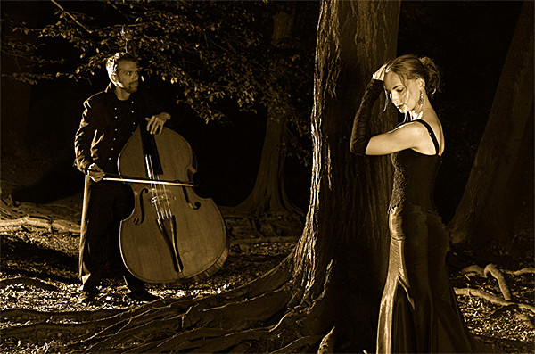 Foto: Livekonzert mit LAMBDA. Galerie Angewandte Kunst Schneeberg im Schloss Lichtenwalde.