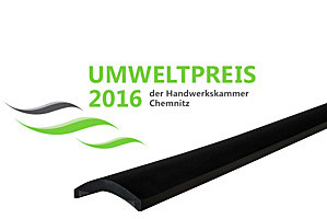 Infobanner mit Porträt: Am 2. Juni 2016 erhielt Robert König, Professor für Technologie am Studiengang Musikinstrumentenbau der WHZ den diesjährigen Umweltpreis der Handwerkskammer Chemnitz.