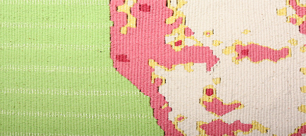 Foto: Gesicht auf Textil. Vernissage in der Akademiegalerie im Weisbachschen Haus Plauen