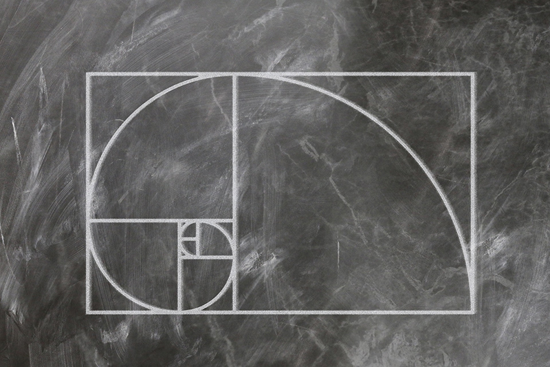 Bild: Kreissektoren bilden die Fibonacci-Folge ab (Fotoquelle: Gerd Altmann/Pixabay)