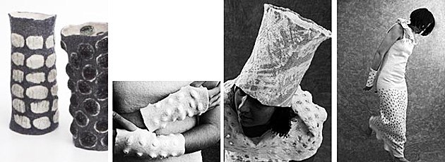 Fotoreihe: Erdmute Hollmann - Genähte Stoffe – Neue Akzente
