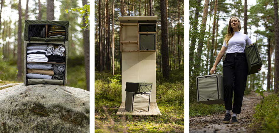 Foto: Bachelor-Abschlussarbeit "ANK – der kompakte Kleiderschrank" von Joshua Schadt, 2021, Kompaktelemente 