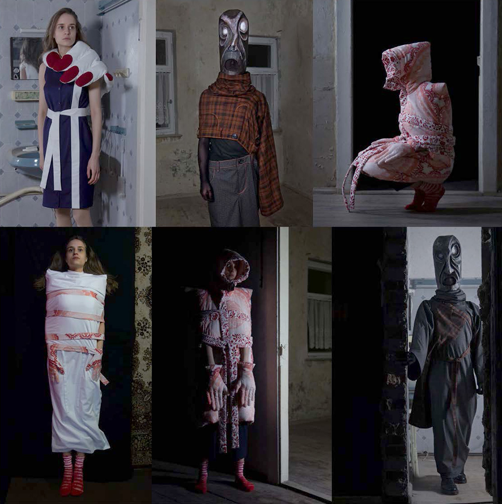 Vorschaubild: Bachelorarbeit "Surreal Impression - The Visitor" von Sarah Sophie Zöffel, 2022, Studiengang Gestaltung, Fachrichtung Modedesign