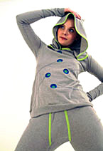 Foto: Modell von Yvonne Uhlemann. Ein Model präsentiert Funktionsunterwäsche.