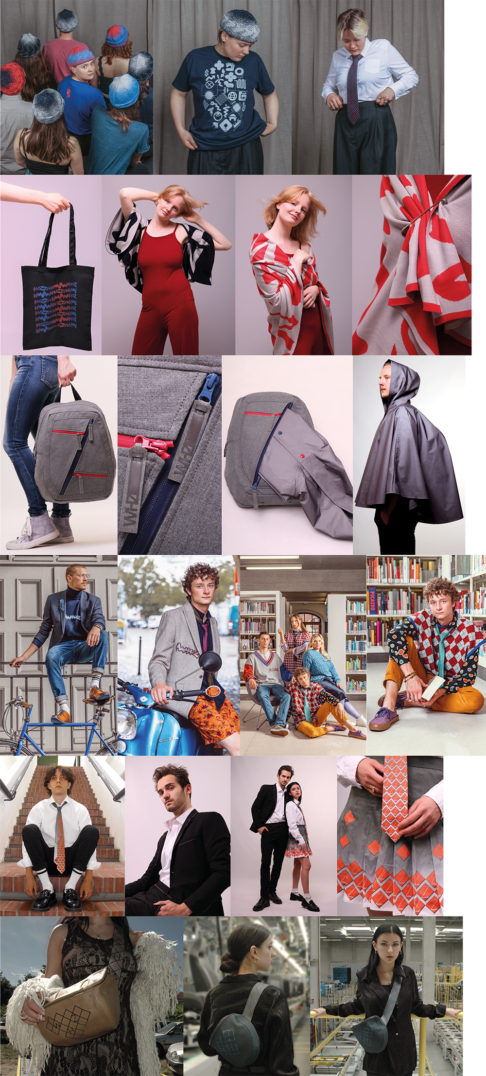 Eine Collage zeigt verschiedene Entwürfe