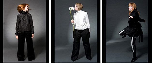 Fotoreihe: Berit Kühn mit dem Thema: Unauffällig auffallen oder die Kunst des noblen Understatements. Models präsentieren die Kollektion.