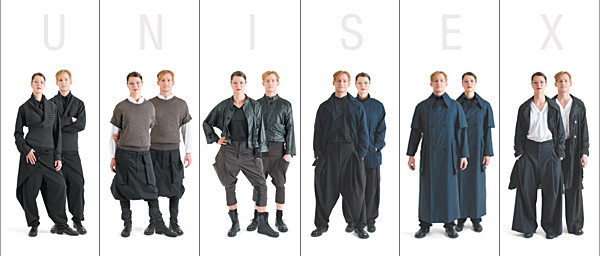 Fotoreihe: Katharina Peter mit dem Thema: UNISEX – EVERYTHING FOR EVERYBODY. Models präsentieren die Kollektion.