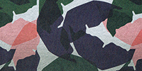 Foto zum Thema: Lambda. AUF WELLENLÄNGE - Ein textiles Design-Konzept in einer digitalen Welt. Stoffmusterabbildung.