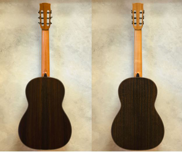 Foto: Gitarre aus tropischen Hölzern