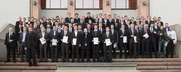 Gruppenfoto: Exmatrikulationsfeier 2013