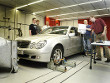 Foto: Raum 134 Einscheitelrolle Zoellner Inline Compact / Emissionsmessung