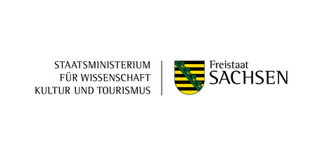 Logo: Sächsisches Staatsministerium für Wissenschaft, Kultur und Tourismus