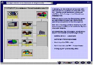 Abbildung: E-Learning. Grafische Darstellung und Text.