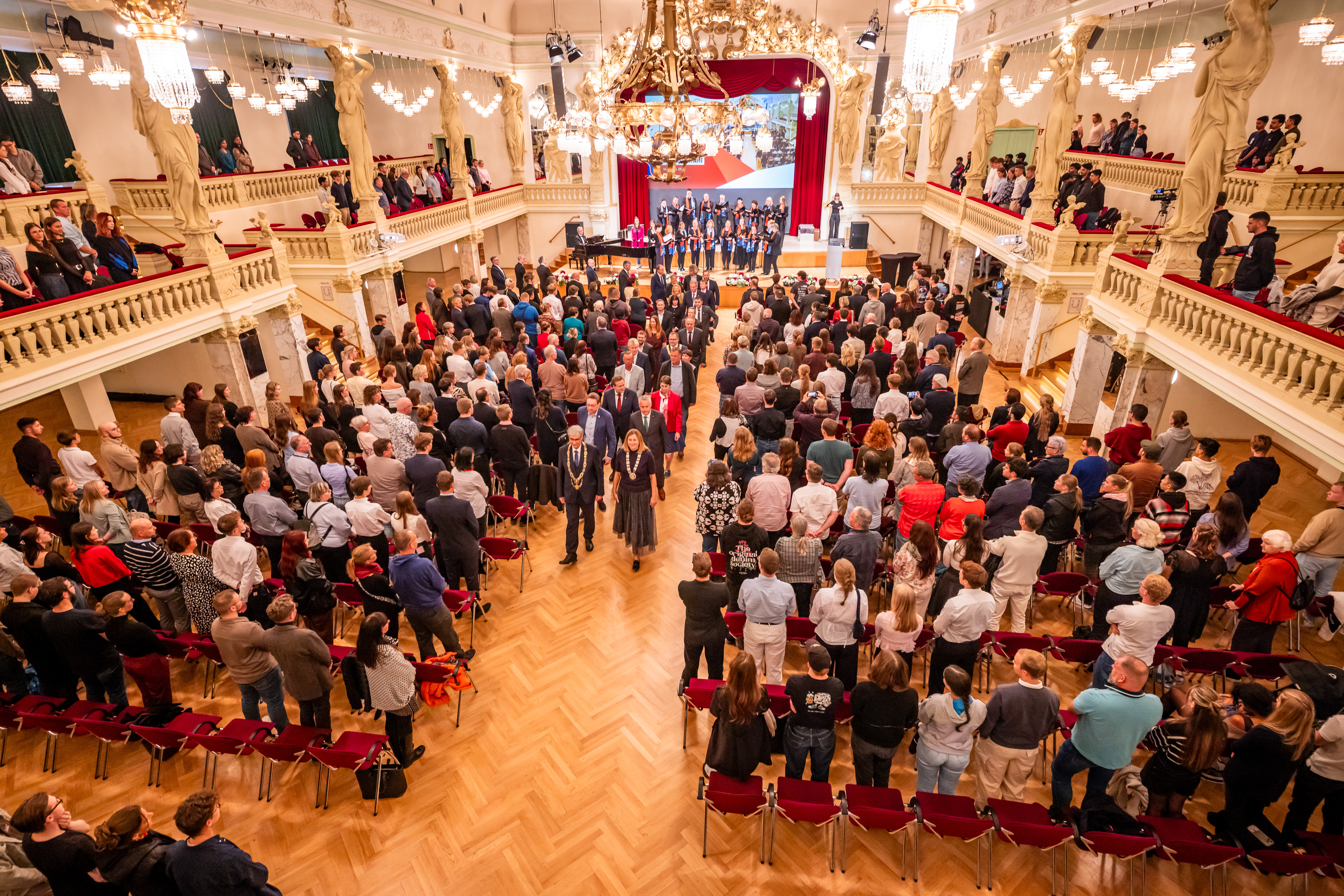 Titelbild der Immatrikulationsfeier (Foto: WHZ/Helge Gerischer)
