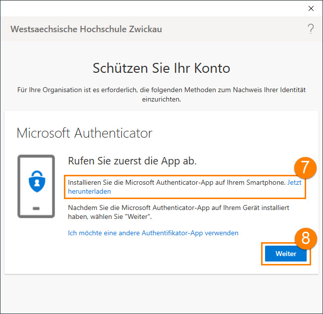 Bild Nr. 5: Anleitung zur Anmeldung Microsoft Teams.