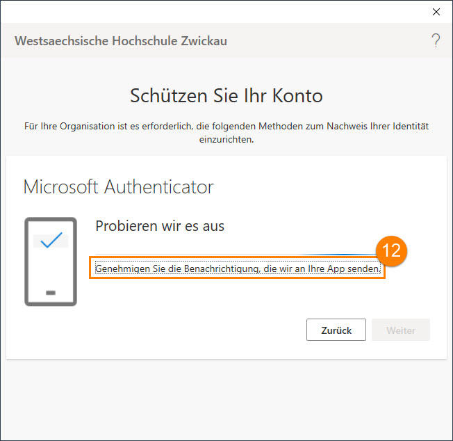 Bild Nr. 8: Anleitung zur Anmeldung Microsoft Teams.