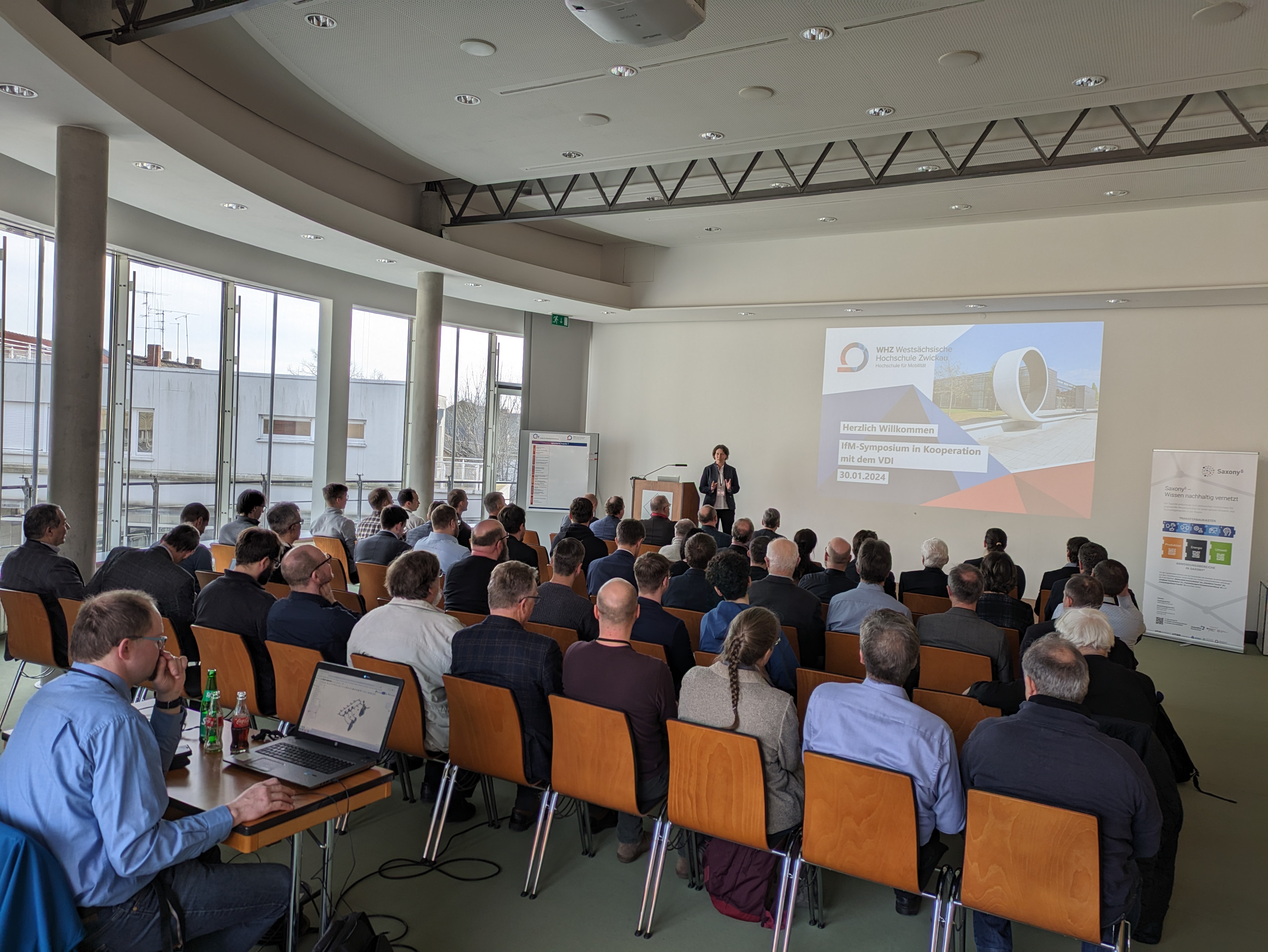 Foto: Eröffnung IfM (Institut für Maschinenentwicklung)-Symposium