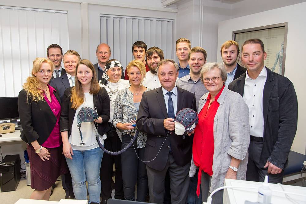 Das Team aus Nachwuchsforschern, Wissenschaftlern und Wegbereitern.