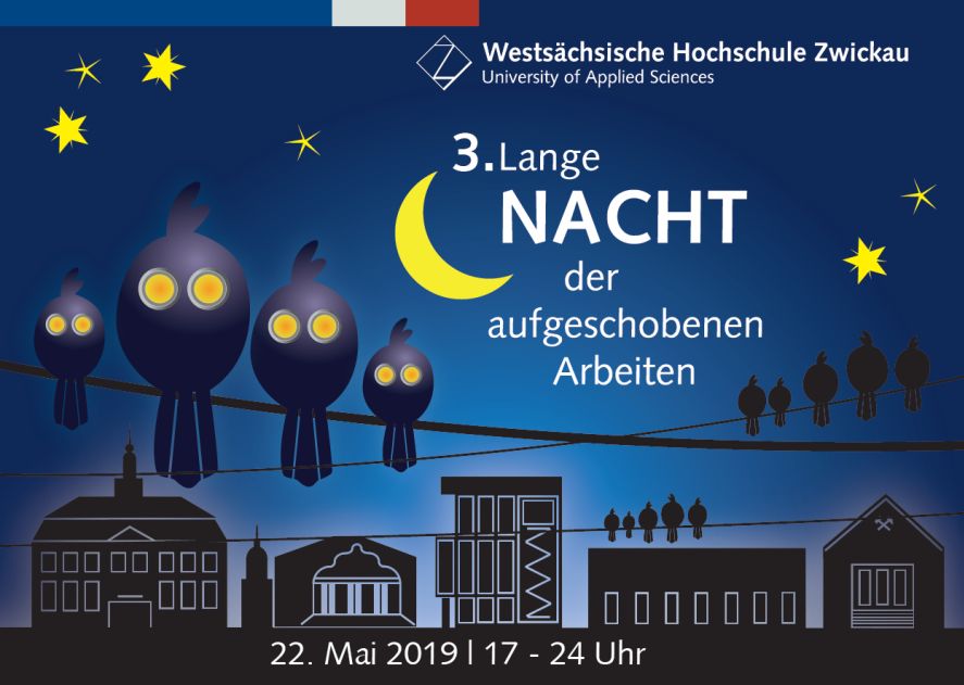 Bild: Postkarte zur 3. langen Nacht der aufgeschobenen Arbeiten.