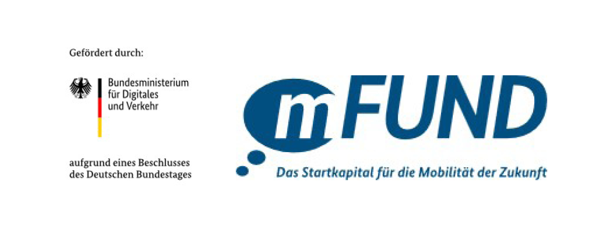 Logos mFUND und BMDV